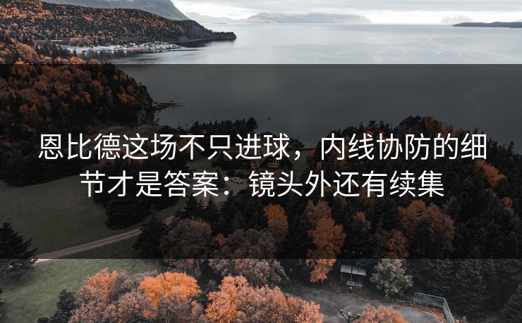 恩比德这场不只进球，内线协防的细节才是答案：镜头外还有续集